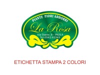 Etichette adesive per fioristi, fiorai e vivaisti (mm 39x26)  (cod.30G)